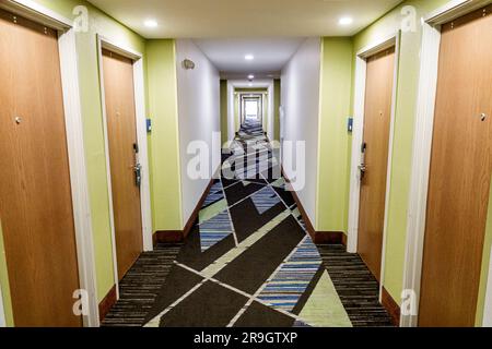 Fleming Island Jacksonville Florida,Holiday Inn Express & Suites Fleming Island IHG hotel,hall hallway,inside interior indoors Stock Photo