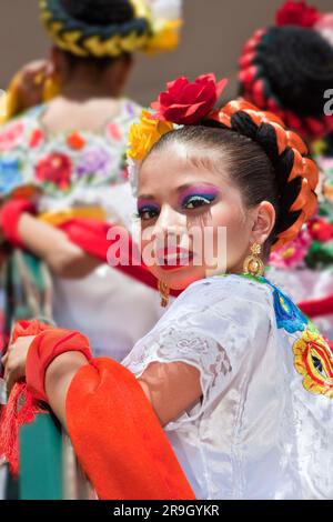 Mexican folkloric dancer Cinco de Mayo 3 Stock Photo