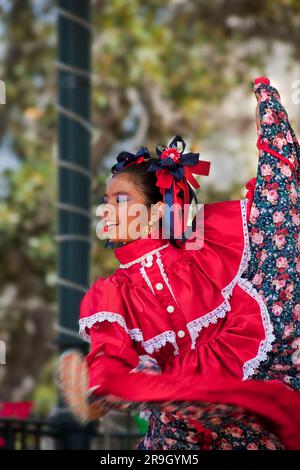 Mexican folkloric dancer Cinco de Mayo 8 Stock Photo
