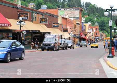 Main Street, Deadwood, South Dakota Stock Photo