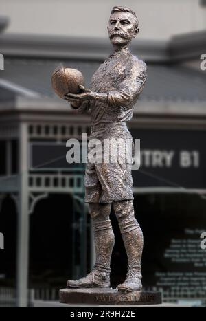 The Dave Gallaher Statue at Eden Park, Auckland, New Zealand Stock Photo