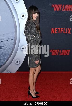 Los Angeles, USA. 26th June, 2023. Nina Dobrev at the Los Angeles special screening for “The Out-Laws” at the Regal LA Live. Picture Credit: Paul Smith/Alamy Live News Stock Photo