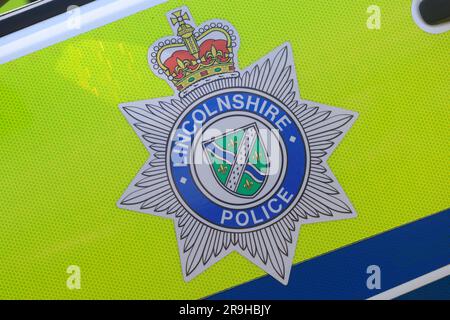 Lincolnshire Police logo Stock Photo