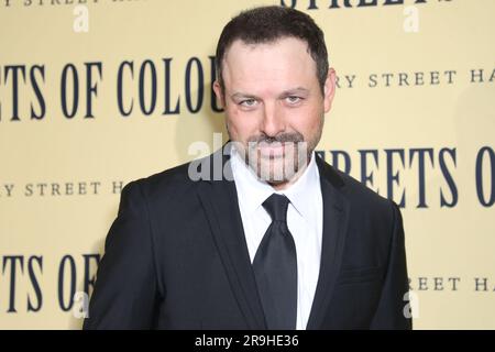 Sydney, Australia. 26th June 2023. World Premiere of ‘Streets of Colour’ red carpet arrivals at Hayden Orpheum Picture Palace, 380 Military Road, Cremorne NSW 2090. Pictured: Drew Pearson. Credit: Richard Milnes/Alamy Live News Stock Photo