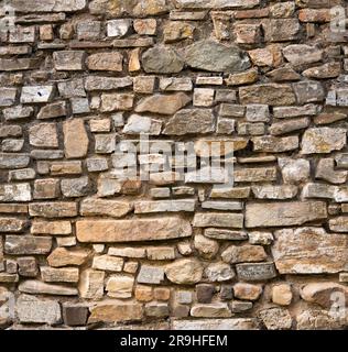 Tileable Stone Wall Texture Stock Photo