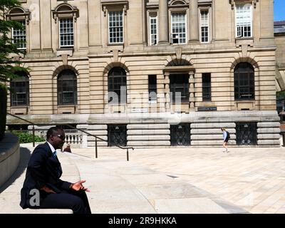 #bigcity, Visiting Birmingham UK Stock Photo