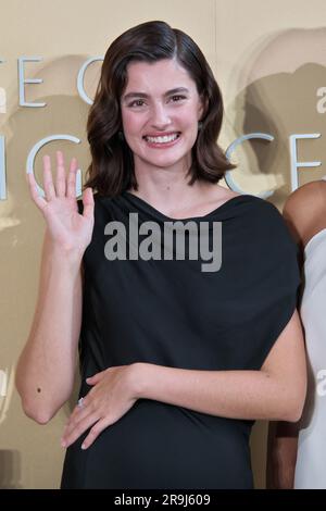 Tokyo, Japan. 27th June, 2023. Actress Diana Silvers attends the event 'The science of skin intelligence' for Cle de Peau Beaute of Shiseido in Tokyo, Japan on Tuesday, June 27, 2023. Photo by Keizo Mori/UPI Credit: UPI/Alamy Live News Stock Photo