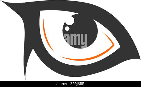 Eyes logo icon design illustration Stock Vector