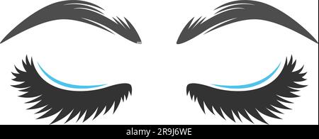 Eyes logo icon design illustration Stock Vector