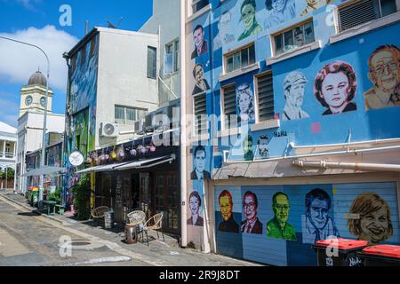 Street art in Denham Lane, Townsville, Queensland, Australia Stock Photo