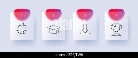 Online Learning Icon. E-learning, virtual education, distance learning, online courses, digital classrooms. Vector line icon for Business Stock Vector