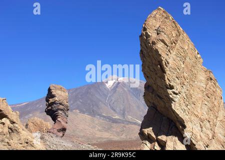 Mount Teide Volcano in the Canary Islands, Spain Stock Photo