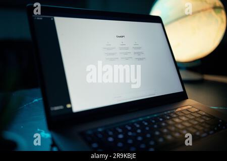 ChatGPT Web App ChatGPT Web App Stock Photo