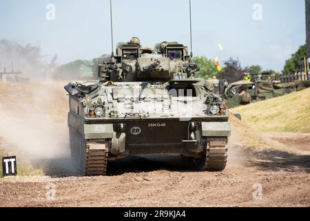 Warrior FV510 Infantry Section Vehicle, Tankfeast 23, Bovington UK Stock Photo