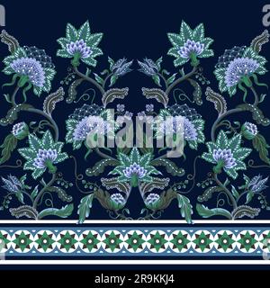 Indian Translucent Pattern Art of traditional Indian geometric. Luxury mandala graphic background ...