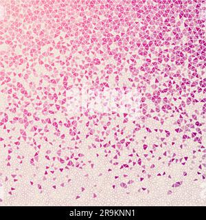 Abstract geometric background. Attractive scattered low poly triangles with colored gradient. Creative vector illustration. Stock Vector