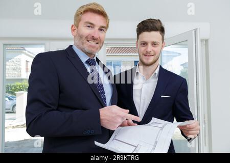 architect managing process Stock Photo