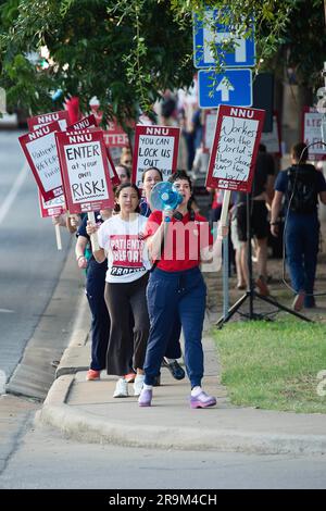 Patient Ratios. 27th June, 2023. Nurses at AustinÕs Ascension Seton ...