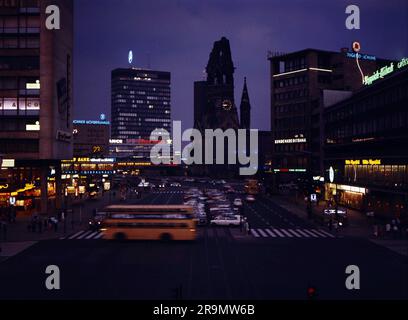 geography / travel, Germany, Berlin, streets, Kurfuerstendamm, 1970s, ADDITIONAL-RIGHTS-CLEARANCE-INFO-NOT-AVAILABLE Stock Photo
