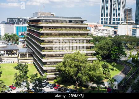 San Miguel corporate HQ, Manila Stock Photo