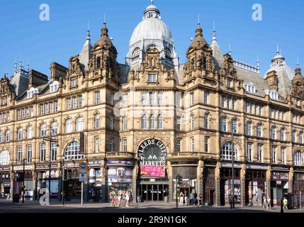 Leeds Kirkgate Market, Vicar Lane, Leeds, West Yorkshire, England, UK Stock Photo