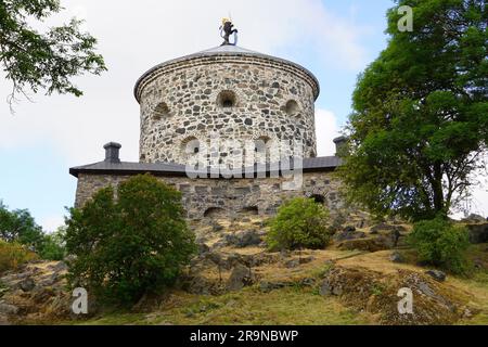 Goteborg,Sweden - June 22th 2023: View of the skansen kronan fortress Stock Photo