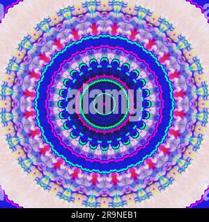 A seamless mandala tapestry, seamless pattern, computer generated Stock Photo