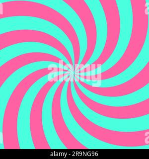 Vector trendy funny abstract retro 60s, 70s hippie card in pop art comics style. Background with curves for flyer template, art print, poster, paper, Stock Vector