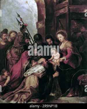 Adoration of the Magi Stock Photo - Alamy