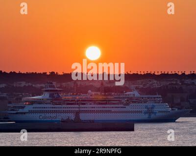 It's easy to see the appeal of cruising, sometimes: fine food cooked for you around the clock, all the drinks you can hold, everything taken care of, Stock Photo