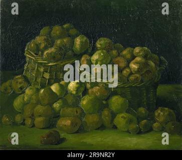 Vincent van Gogh – Baskets of Potatoes 1885 Stock Photo