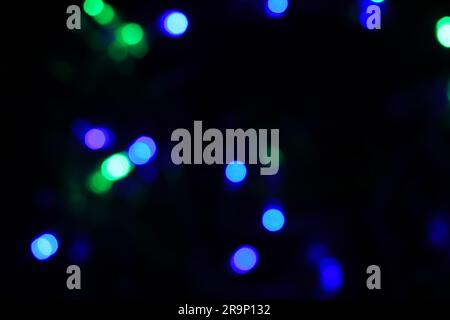 Abstract blurred colorful lights background Stock Photo