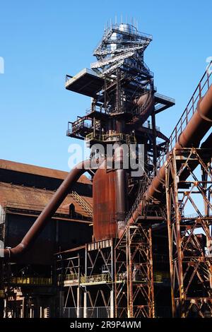Industrial architecture from Ostrava as the symbol of this region Stock Photo