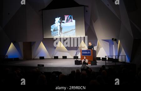 Teasel Muir Teasel Muir-Harmony spoke on Dec. 14, 2022, at the National Academies ...