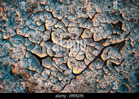 Dry cracked earth Stock Photo