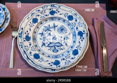 Porcelain Museum in the Porcelain Foundation Meissen, Germany Stock Photo