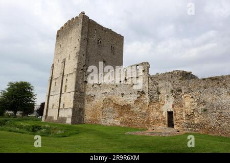 General views of Portchester Castle, near Portsmouth, Hampshire, UK. Stock Photo