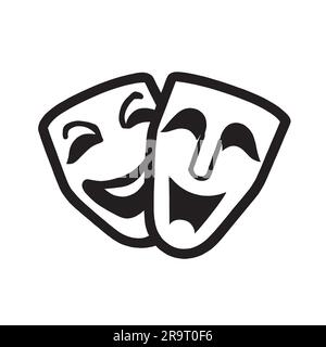 Drama masks hi-res stock photography and images - Alamy