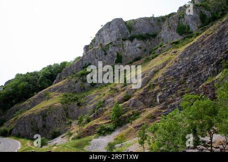 Cheddar Gorge, in Somerset England Stock Photo