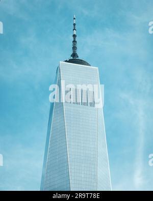 View of 1 World Trade Center, Manhattan, New York Stock Photo