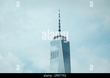 View of 1 World Trade Center, Manhattan, New York Stock Photo
