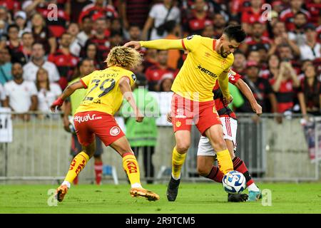 Rio De Janeiro, Brazil. 28th June, 2023. Angel during Flamengo (BRA) x Aucas (ECU) held at the Maracanã Stadium for the 6th round of the group stage of the Copa Libertadores, this Wednesday night (28), in Rio de Janeiro, RJ. Credit: Celso Pupo/FotoArena/Alamy Live News Stock Photo