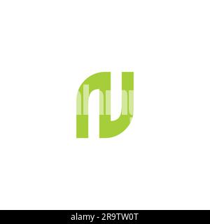 N Nature Logo Symbol. Letter N Logo Icon Stock Vector