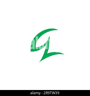 GZ Logo Symbol. Letter GZ Icon Stock Vector