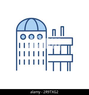 Laboratory Building related vector icon. Laboratory sign. Isolated on ...