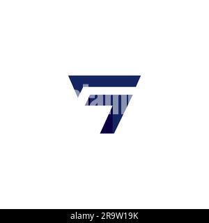 G Logo Triangle. G Seven Logo Design Stock Vector