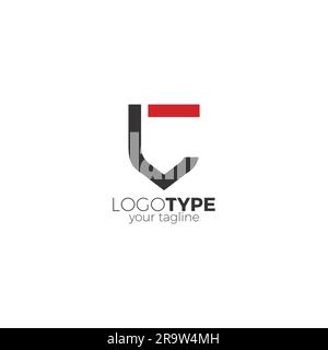 LC Letter logo Design. C Logo Vector Stock Vector