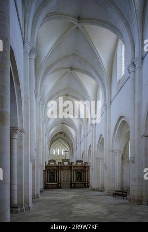 Pontigny Abbey Auxerre Yonne France Stock Photo