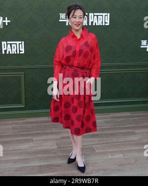 Los Angeles, USA. 28th June, 2023. Vivian Wu arrives at the Apple TV 's THE AFTERPARTY Season 2 Premiere held at the Bruin Theater in Westwood, CA on Wednesday, ?June 28, 2023. (Photo By Sthanlee B. Mirador/Sipa USA) Credit: Sipa USA/Alamy Live News Stock Photo