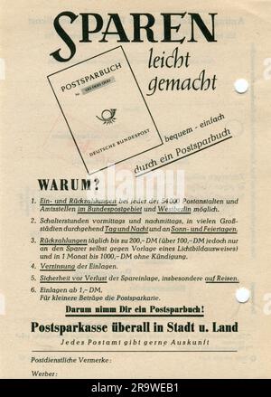mail, form, German Federal Post Office, ADDITIONAL-RIGHTS-CLEARANCE-INFO-NOT-AVAILABLE Stock Photo